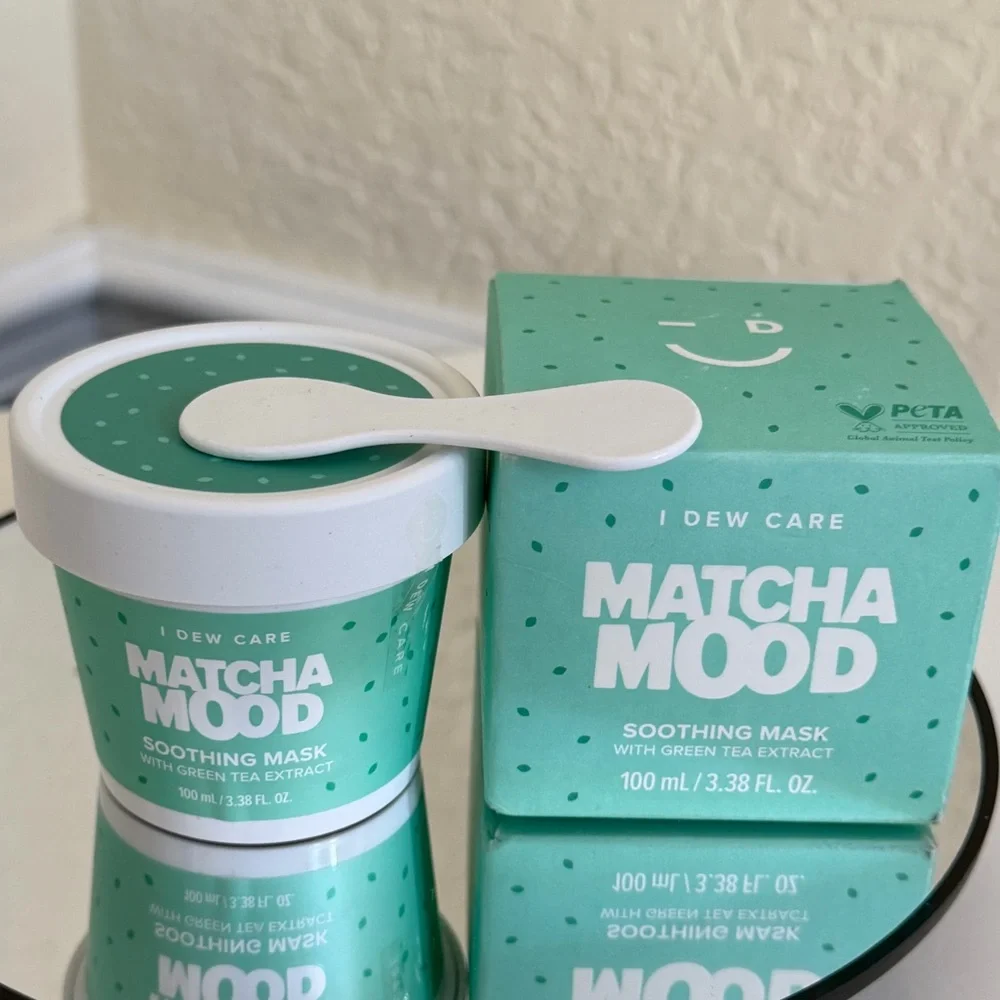 Matcha Mood I Do Care Soothing Green Tea Wash-Off Beauty Mask, 3.52 oz (100 g)